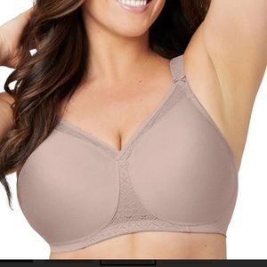 GLAMORISE MagicLift Wide Strap Seamless Wire-Free Bra 36G